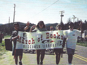 Photo - Students at Book March